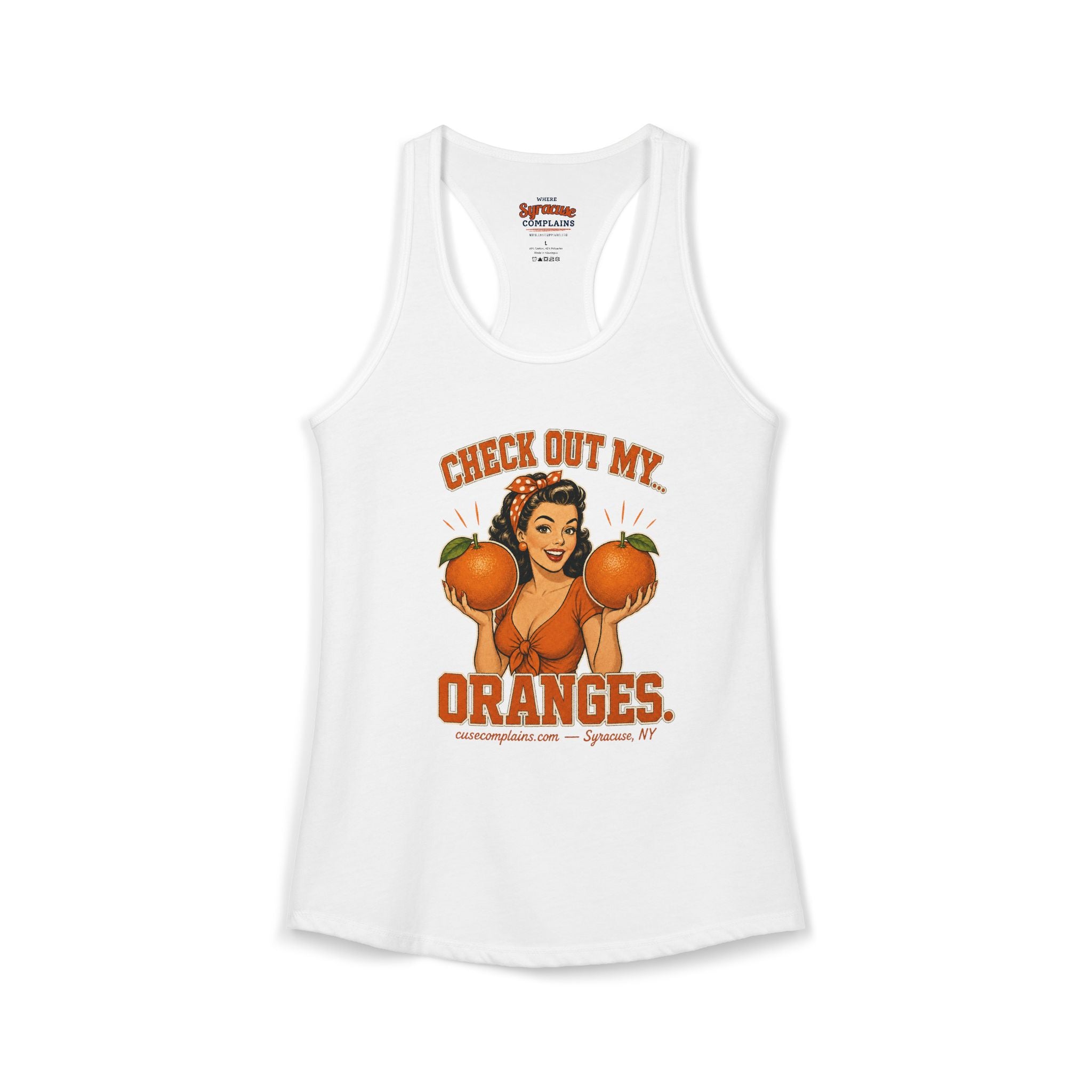 Check Out My… Oranges. | Racerback Tank | Various Colors
