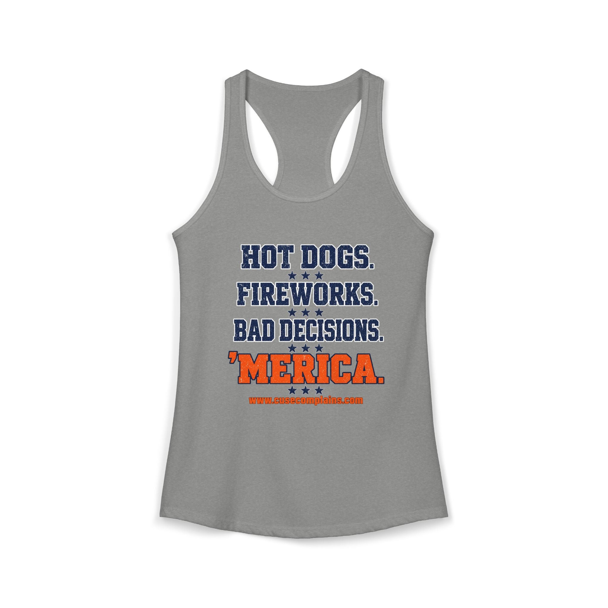 Fourth of July Women's Racerbank Tank | Various Colors