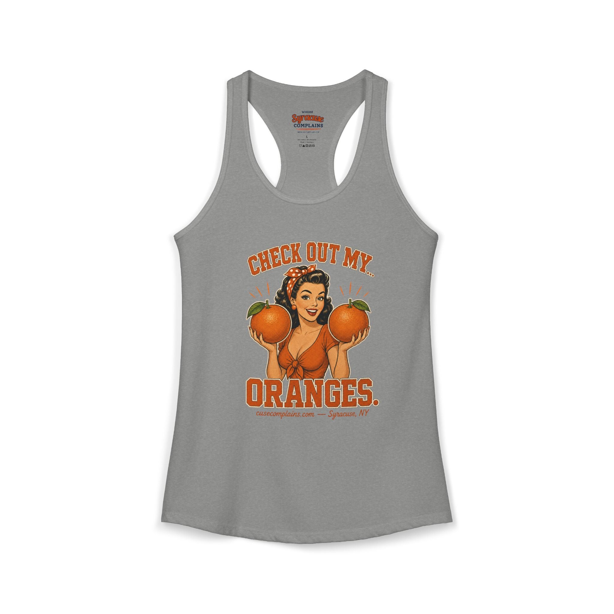 Check Out My… Oranges. | Racerback Tank | Various Colors