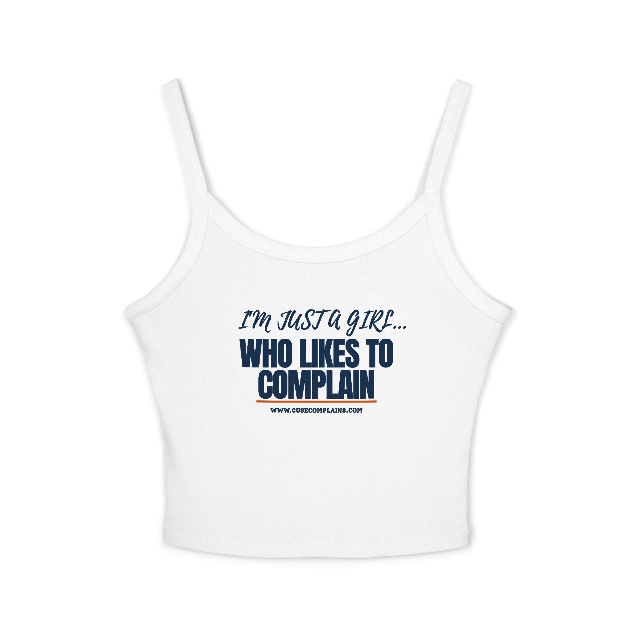 I'm Just a Girl Who | Crop Top - Various Colors
