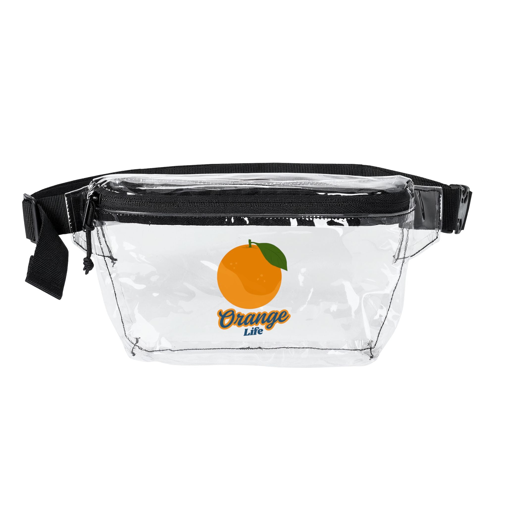 Orange Life | Clear Fanny Pack